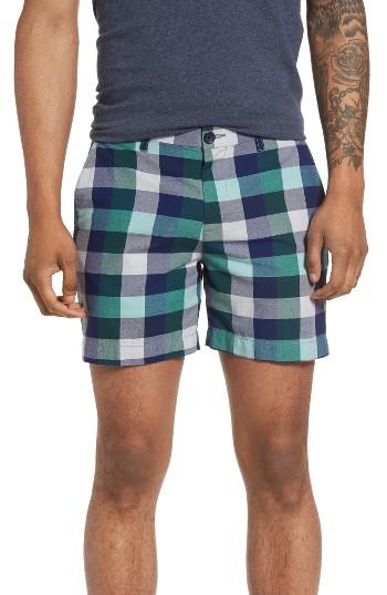 Men's Ben Sherman Check Shorts - Green