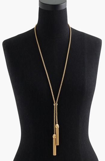 Women's J.crew Tassel Chain Necklace