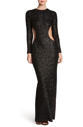 Women's Dress The Population Lara Body-con Gown - Black