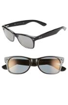 Women's Ray-ban New Wayfarer Classic 52mm Sunglasses - Transparent Black Mirror