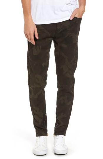Men's True Religion Brand Jeans Racer Skinny Fit Jeans - Green
