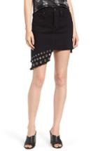 Women's Misa Los Angeles The Super Star Asymmetrical Miniskirt - Black