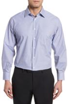 Men's Nordstrom Men's Shop Classic Fit Non-iron Stripe Dress Shirt .5 33 - Blue