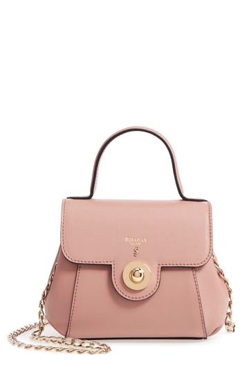 Serapian Milano Mini Gina Leather Top Handle Satchel - Pink