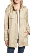 Women's Trina Trina Turk A-line Rain Jacket - Beige