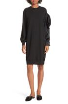 Women's Clu Asymmetric Sweatshirt Dress - Black