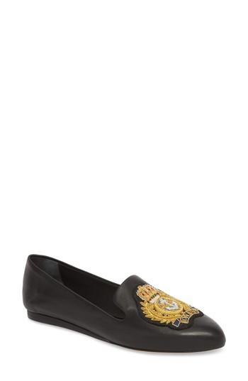 Women's Veronica Beard Griffin Pointy Toe Loafer Us / 35eu - Black
