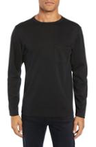 Men's Twentymetrictons Trim Fit Long Sleeve Pocket T-shirt - Black