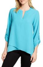 Women's Gibson X Living In Yellow Erin Crossover Tunic - Blue/green