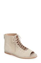 Women's Kelsi Dagger Brooklyn Hendrix Open-toe Bootie .5 M - White
