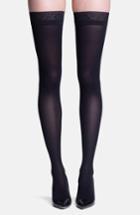 Women's Insignia By Sigvaris 'headliner' Graduated Compression Thigh Highs, Size A - Black