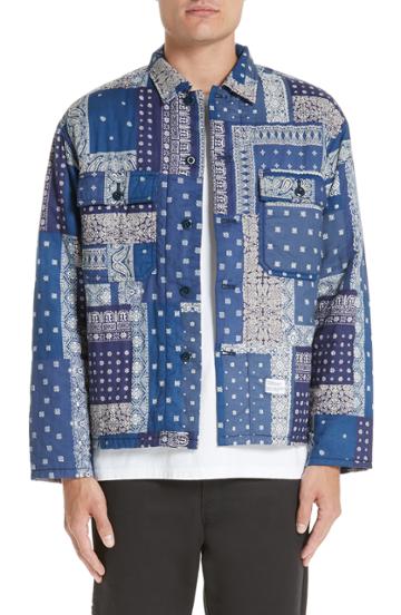 Men's Bedwin & The Heartbreakers Richards Bandana Print Shirt Jacket