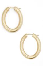 Women's Roberto Coin Oval Hoop Earrings