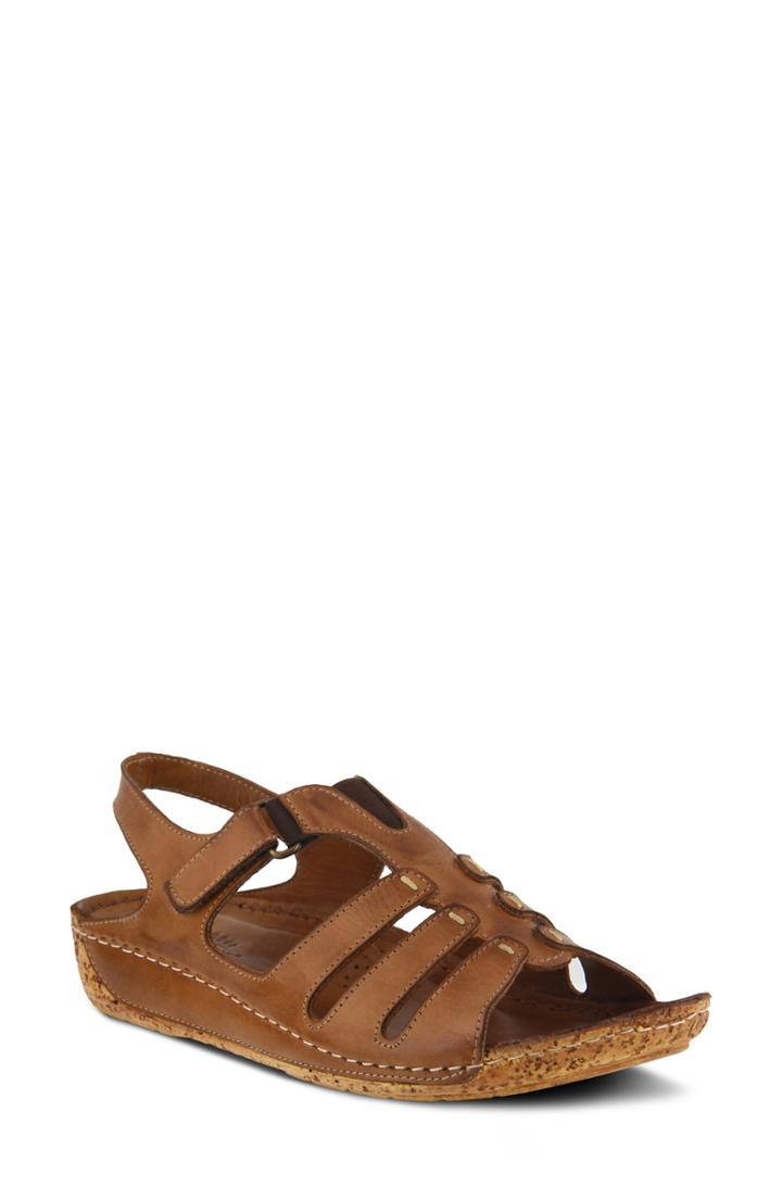 Women's Spring Step Evelin Sandal .5-6us / 36eu - Brown