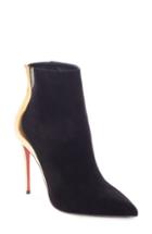 Women's Christian Louboutin Delicotte Pointy Toe Bootie .5us / 34.5eu - Black