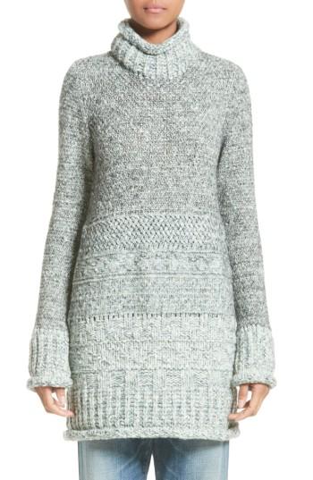 Women's Missoni Tunic Sweater Us / 40 It - Blue/green