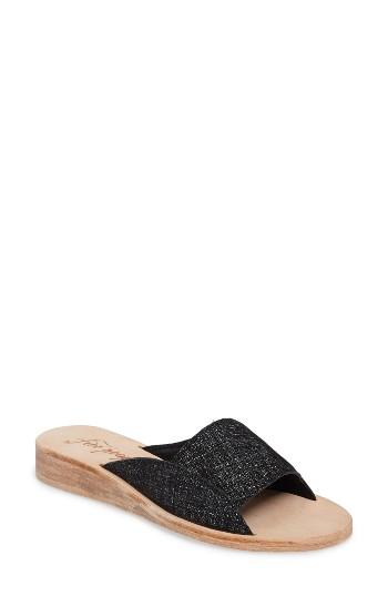 Women's Free People Daybird Wedge Slide Sandal -6.5us / 36eu - Black