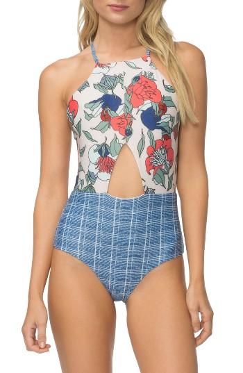 Women's Tavik Lela One-piece Swimsuit - Ivory