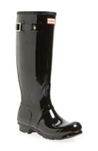 Women's Hunter Original High Gloss Waterproof Boot M - Black
