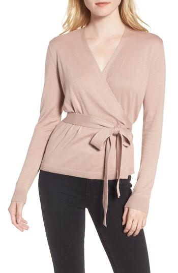 Women's Chelsea28 Ballet Wrap Sweater - Pink