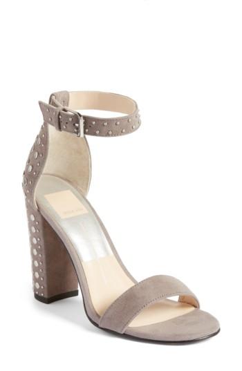 Women's Dolce Vita Hendrix Studded Sandal M - Grey