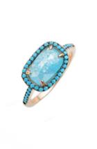 Women's Anuja Tolia Crystal & Turquoise Ring