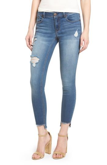 Women's 1822 Denim Step Hem Skinny Jeans