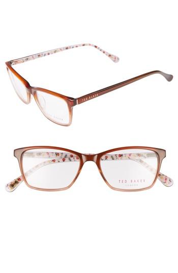 Women's Ted Baker London 50mm Optical Glasses - Brown