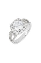 Women's Bony Levy Diamond Pave Halo Round Engagement Ring Setting (nordstrom Exclusive)