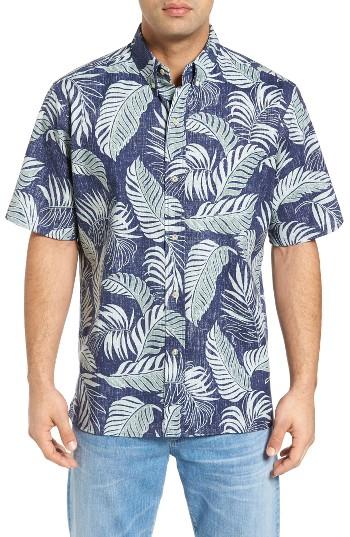 Men's Reyn Spooner Kolonahe Sport Shirt - Blue