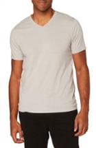 Men's Threads For Thought Heather V-neck, Size - Beige