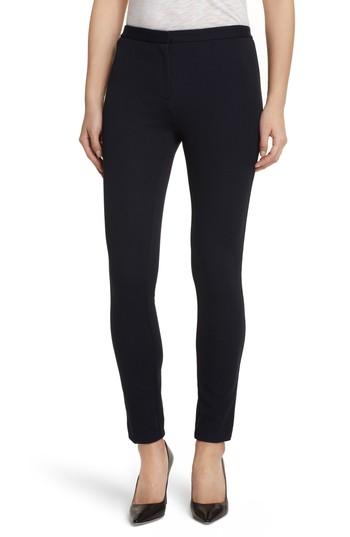 Women's Theory Pique Skinny Pants - Black
