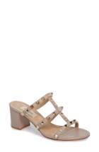 Women's Valentino Garavani Rockstud Slide Sandal .5us / 36.5eu - Beige