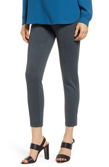 Women's Anne Klein Herringbone Knit Skinny Pants - Blue
