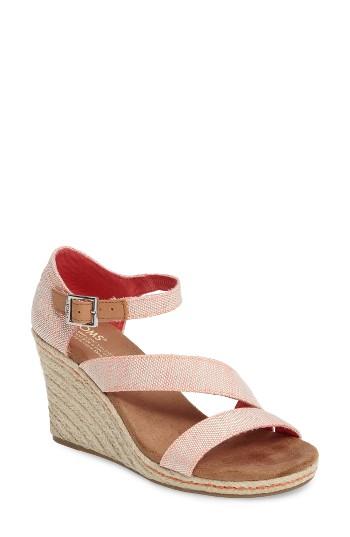 Women's Toms Clarissa Wedge Sandal M - Pink