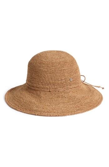 Women's Helen Kaminski 'tahana' Raffia Hat - Brown