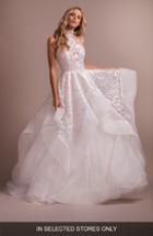 Women's Hayley Paige Kylo Lace & Tulle Halter Wedding Dress, Size In Store Only - Ivory