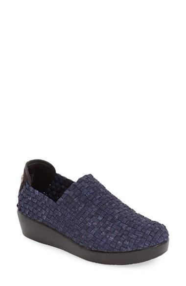 Women's Bernie Mev. 'cha Cha' Wedge Slip-on Us / 41eu - Blue