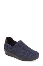 Women's Bernie Mev. 'cha Cha' Wedge Slip-on Us / 41eu - Blue