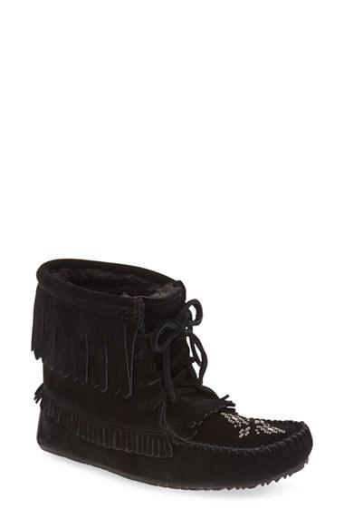 Women's Manitobah Mukluks 'harvester' Moccasin M - Black