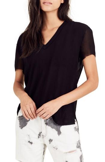 Women's True Religion Brand Jeans Georgette Tee - Black