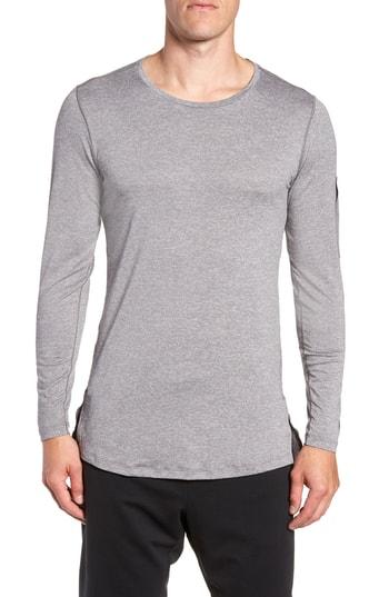 Men's Nike Pro Utility Fitted Training Top - Grey