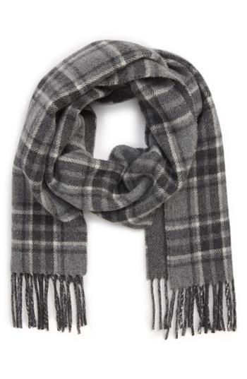 Men's Polo Ralph Lauren Reversible Stable Plaid Wool Blend Scarf