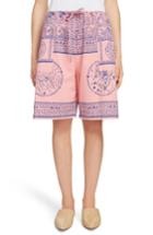 Women's Acne Studios Nejlika Print Shorts - Pink