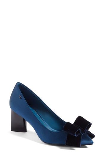 Women's Tory Burch Viola Bow Pump .5 M - Blue