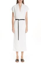 Women's Zero + Maria Cornejo Leah Belted Dress - White