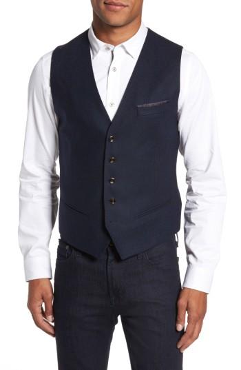 Men's Ted Baker London Waistcoat (s) - Blue