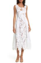 Women's Tracy Reese Leaf Lace Frock - White