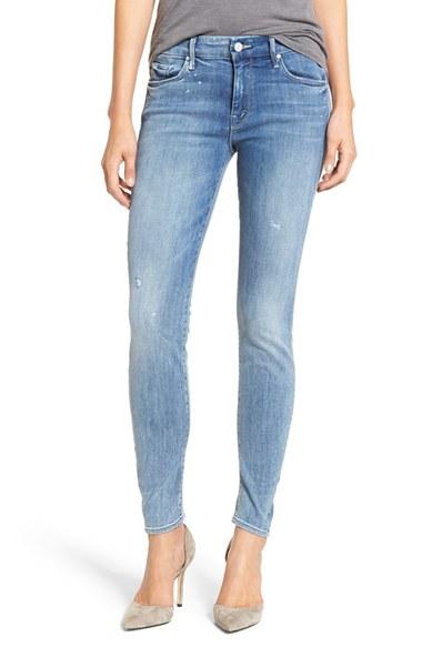 Women's Mother 'the Looker' Skinny Jeans - Blue