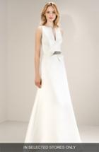 Women's Jesus Peiro Daphne Sleeveless Strap Back Satin Gown, Size In Store Only - Ivory